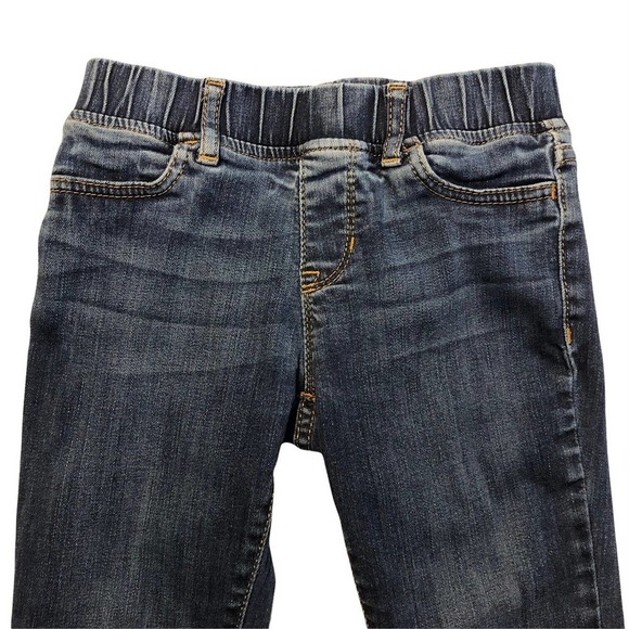 Gap Kids Girls Legging Denim Jean Size 8 Regular Medium Wash Pull On Easy Off - Picture 2 of 9